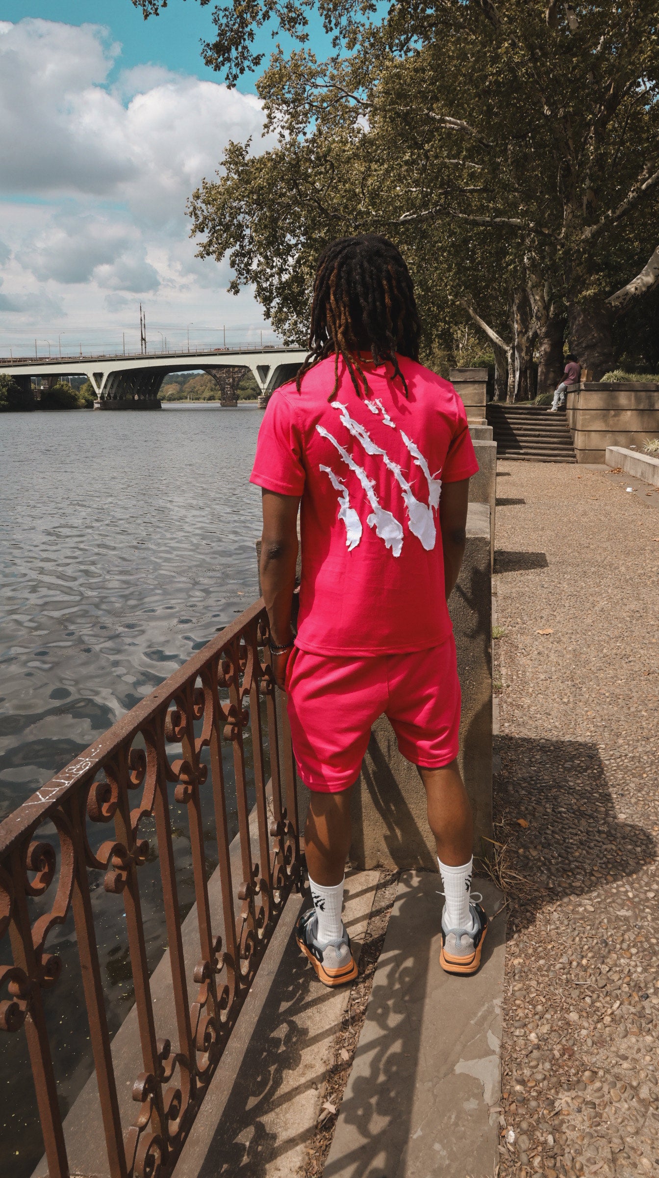 Relentless Two-Tone [ Hot pink and White ]